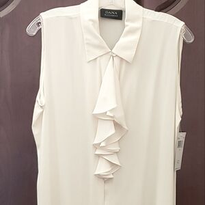 Dana Buchman blouse 12 NWT